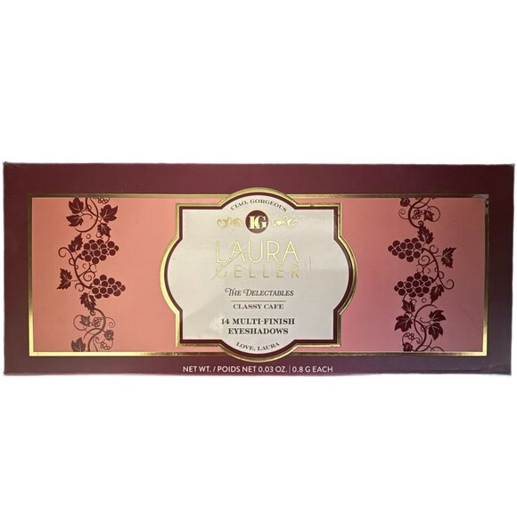 LAURA GELLER The Delectables Classy Cafe 14 Multi-Finish Eyeshadow Palette NEW - Picture 1 of 4